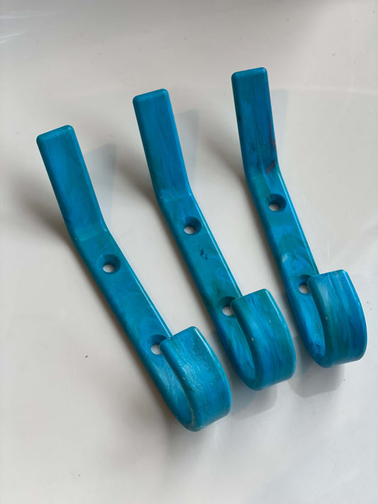 Knaggi Maxi, turkis- 3pk